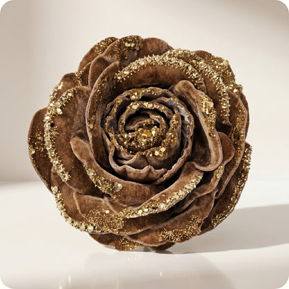 Tallo de rosa joya con brillo