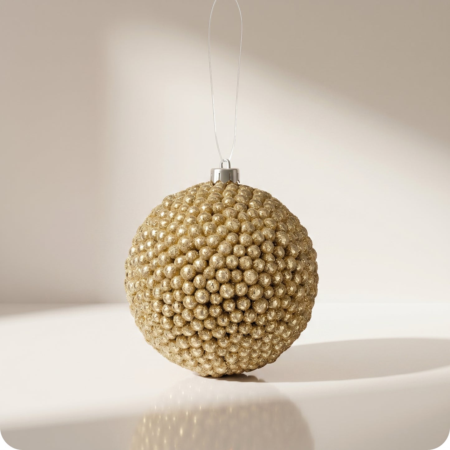 Esfera de bayas con brillo y cuentas ch