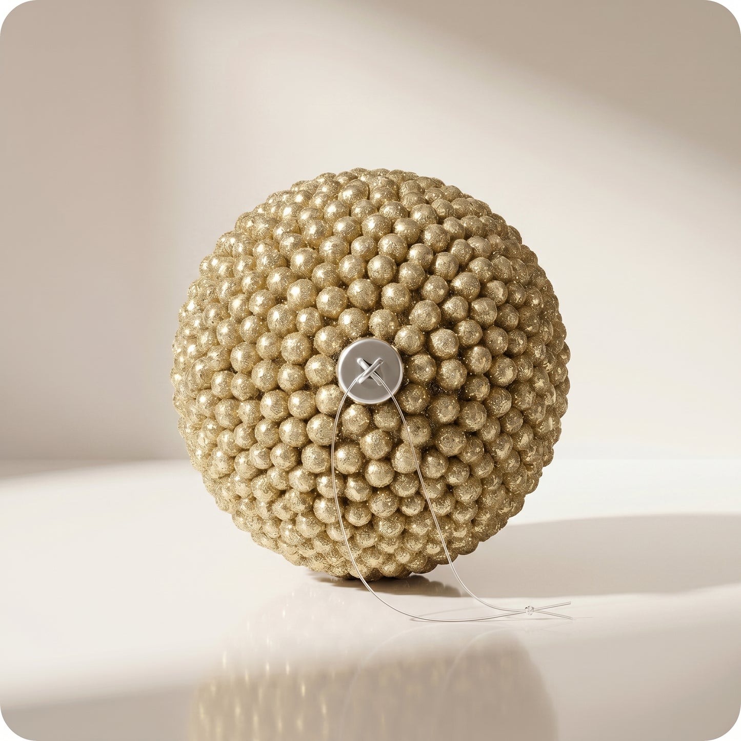Esfera de bayas con brillo y cuentas ch