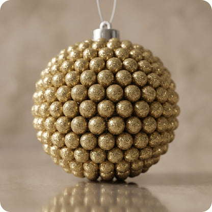 Esfera de bayas con brillo y cuentas ch