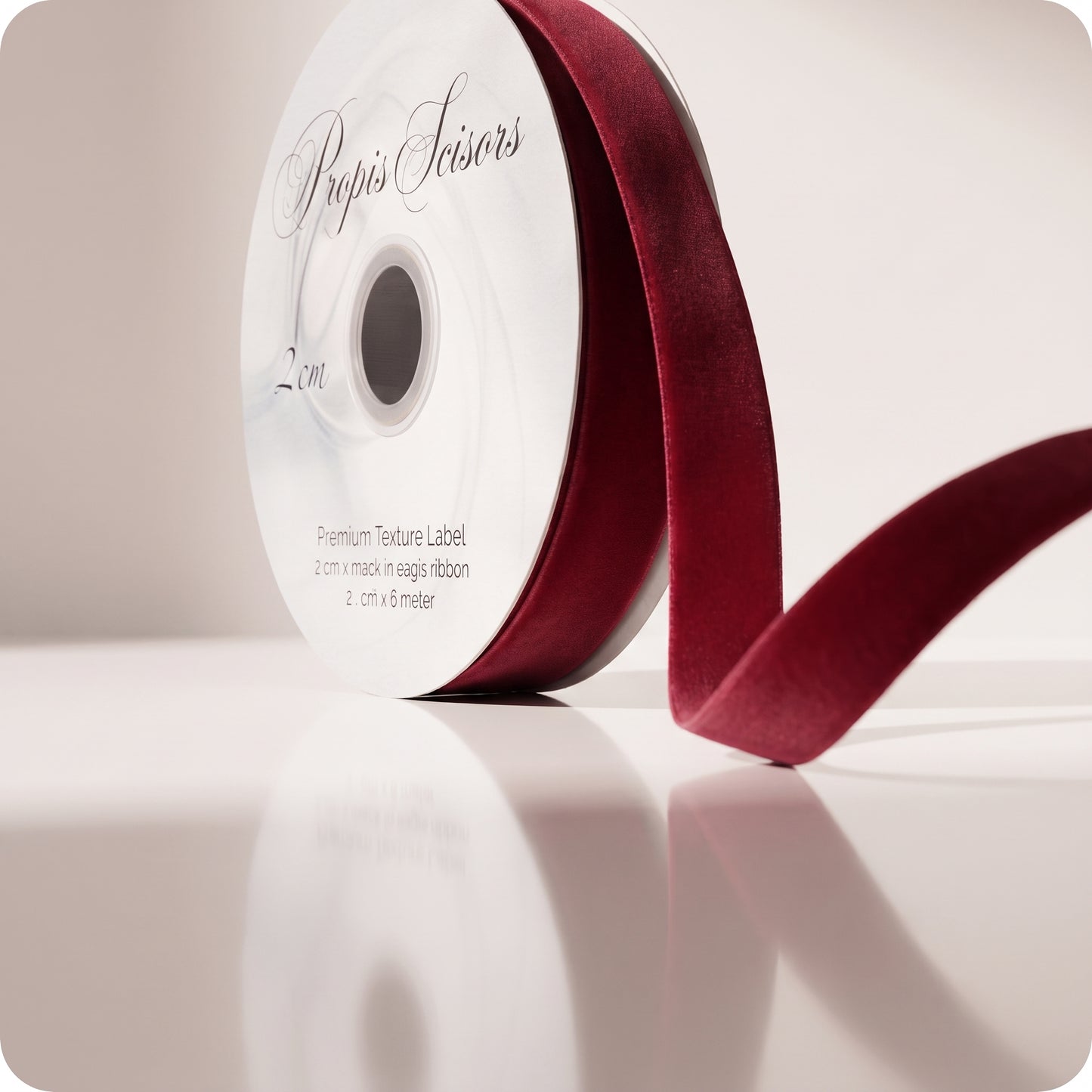 Liston burgundy liso elegante delgado