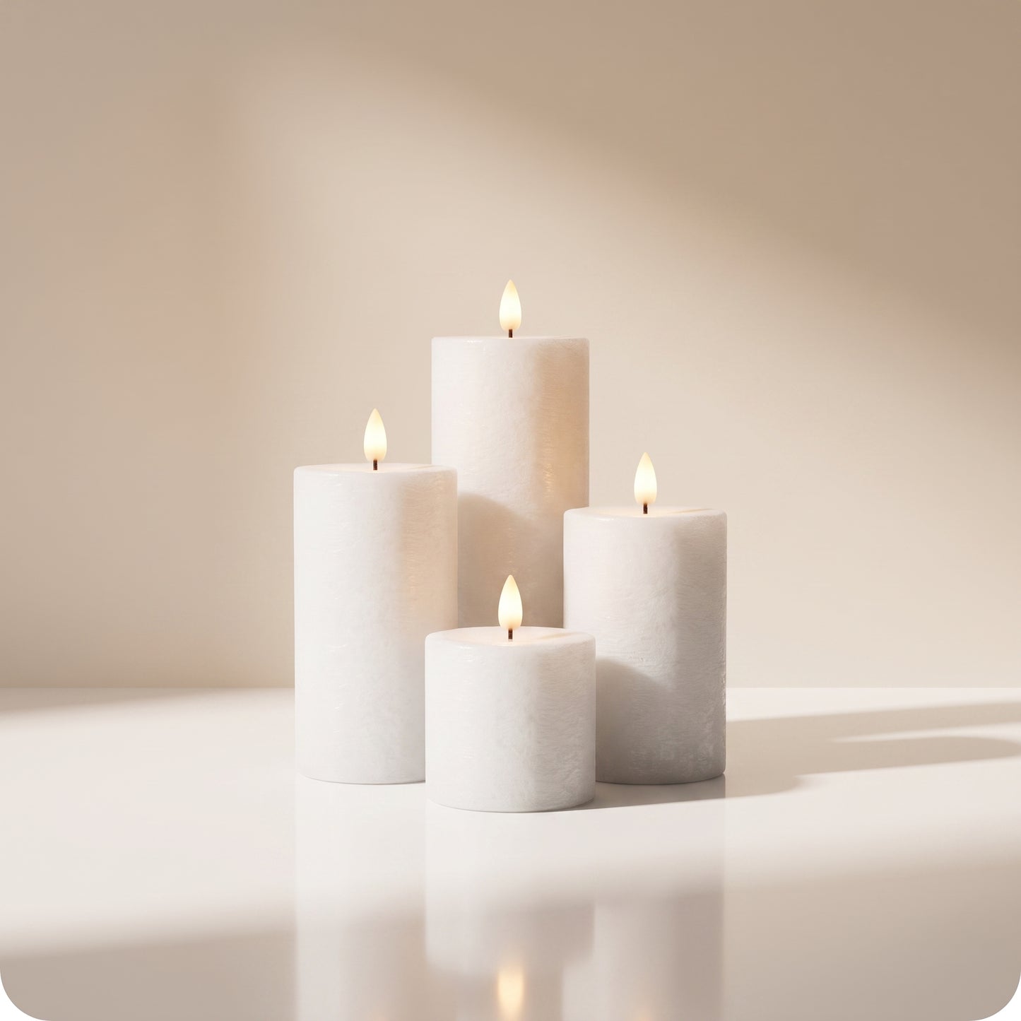 Vela aromatizantes blancas electricas
