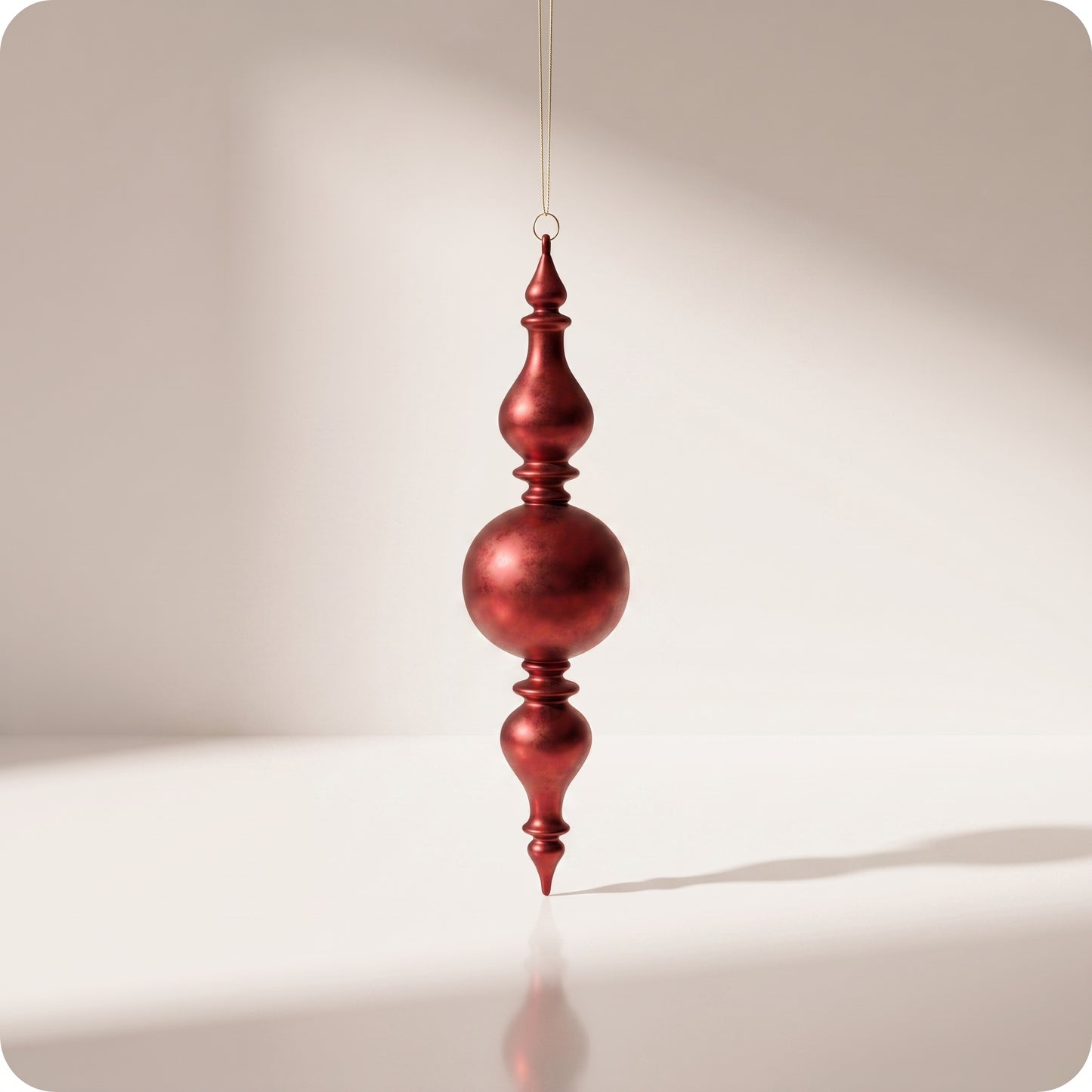 Remate antiguo lavado aromático rojo
