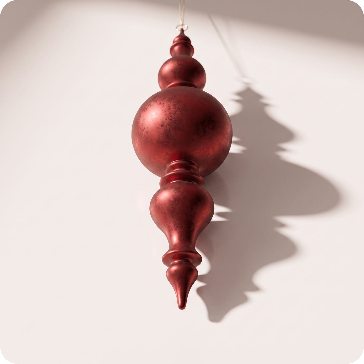 Remate antiguo lavado aromático rojo