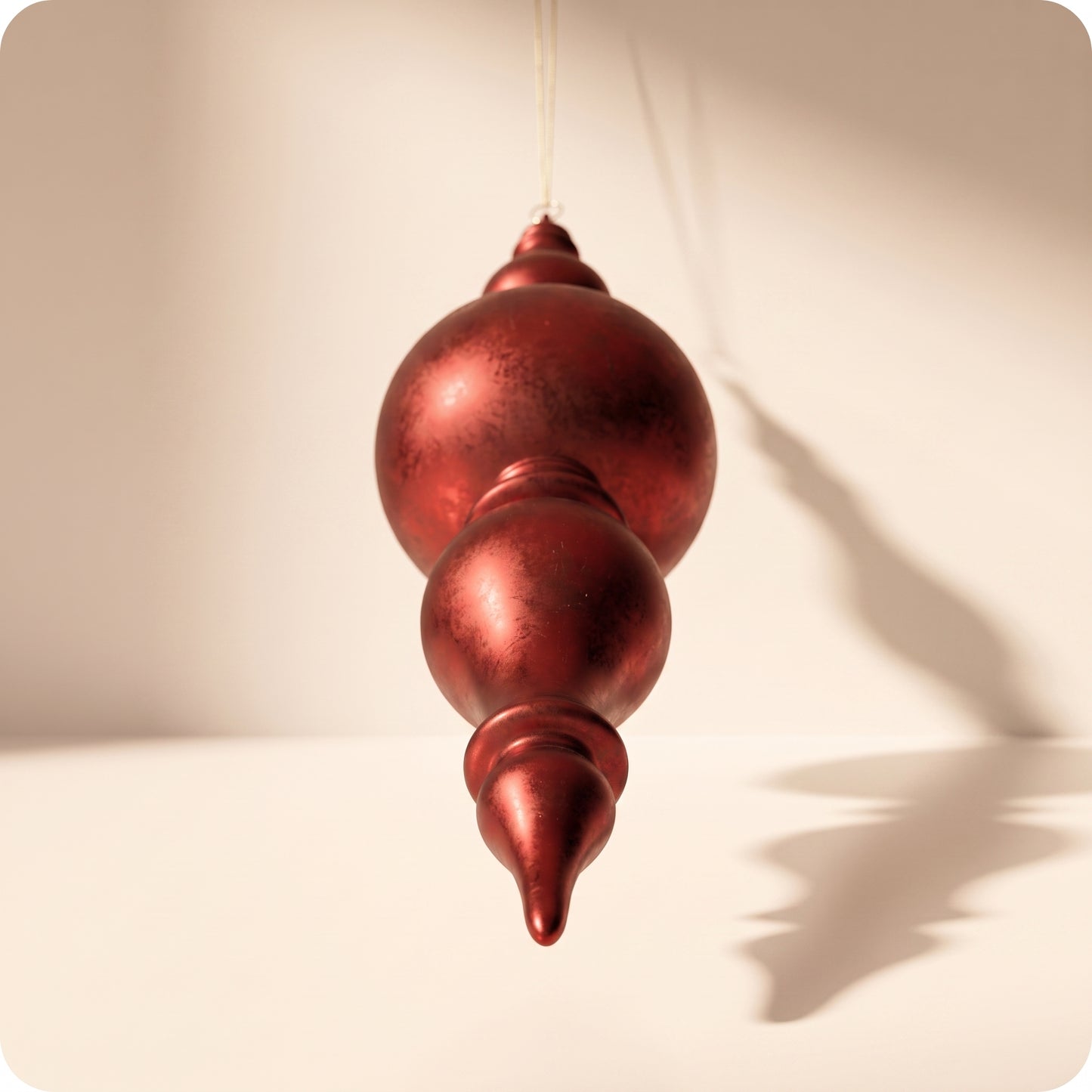 Remate antiguo lavado aromático rojo