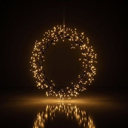 Guirnalda de luces de micropuntos calidos
