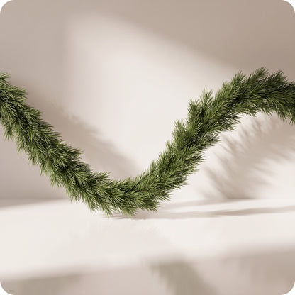 Guirnalda de pino verde de los apalaches