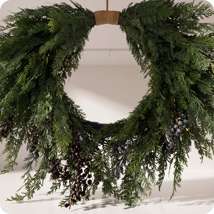 Corona verde cedar wreath